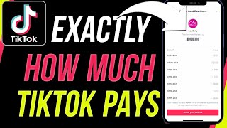 How Much TikTok Paid Me For 1000000 Views [upl. by Naesad]