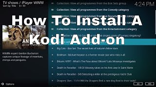 How To Install A Kodi Addon [upl. by Ylehsa]