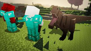 Surviving Dinosaurs in Minecraft [upl. by Larrisa]