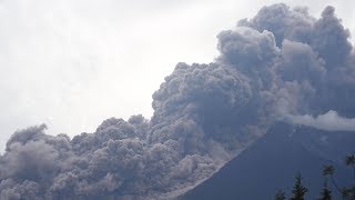 Guatemalaâ€™s Fuego volcano erupts [upl. by Ika]