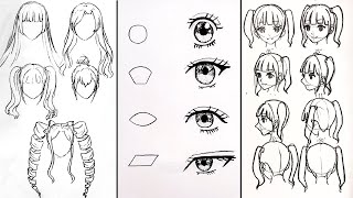 How to Draw Anime Characters Anime Drawing Tutorials for Beginners Step by Step [upl. by Krantz]