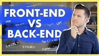 Frontend Development vs Backend Development [upl. by Medarda]