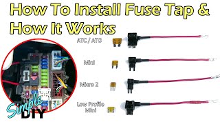 How To Install A Fuse Tap amp How It Works  Hardwire [upl. by Atiuqan]