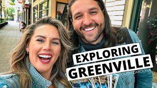 South Carolina One Day in Greenville  Travel Vlog  Exploring Downtown  What to Do See and Eat [upl. by Macnair]