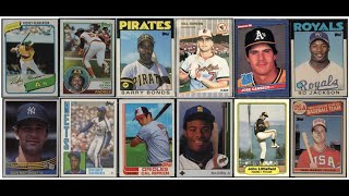 The 25 Most Valuable Baseball Cards from the 1980s [upl. by Ykcin530]