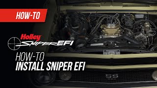 Holley How To Install Sniper EFI [upl. by Ahseniuq]