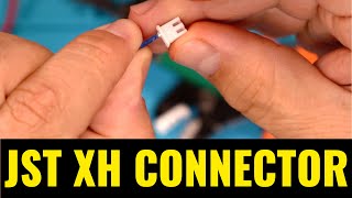 HOW TO CRIMP A JST XH CONNECTOR  SIMPLE VIDEO DEMONSTRATION ON HOW I CRIMP JST XH CONNECTORS [upl. by Holofernes]