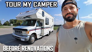 MY FULL CAMPER MOTORHOME TOUR PLUS RENOVATIONS [upl. by Oibaf]