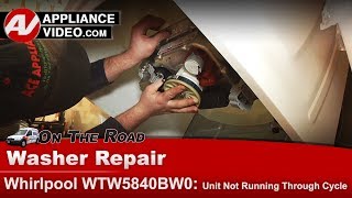 Whirlpool Washer Repair  F7E1 Error Code Will Not Start Cycle  Gear Case [upl. by Marie-Jeanne]