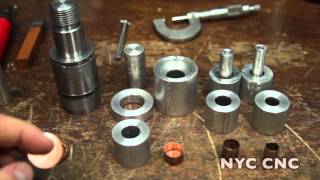 Making Copper Bullet Jackets Machining Punching amp Drawing Dies Part 1 [upl. by Eelrebmik499]