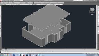 Apprendre Autocad en 1h Tutoriel réalisation Maison 3D [upl. by Ateval464]