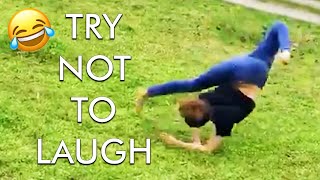 Try Not to Laugh Challenge Funny Fails 😂 [upl. by Blodget541]