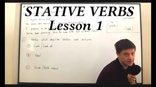 STATIVE VERBS Lesson 1 [upl. by Nalat530]