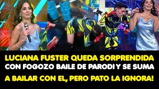 LUCIANA QUEDA SORPRENDIDA CON FOGOZO BAILE DE PARODI Y SE SUMA A BAILAR CON EL PERO PATO LA IGNORA [upl. by Olzsal]