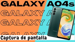 Captura de Pantalla del Samsung A04s [upl. by Alak]