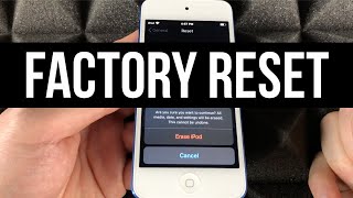 How to Factory Reset iPod touch [upl. by Neeleuqcaj243]