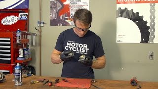 How To Clean A Motorcycle Carburetor  MC GARAGE [upl. by Ailedamla]