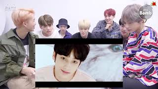 BTS Reaction To TXT  CROWN [upl. by Ilan]