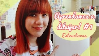 【Aprendamos a dibujar  1】Estructuras ❤ [upl. by Enitnatsnoc399]