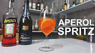 How to make an Aperol Spritz  2 WAYS [upl. by Rohpotsirhc]