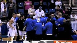 Full Court Buzzer Beater Chase Spreen Lindsey Wilson College vs Georgetown [upl. by Littman]