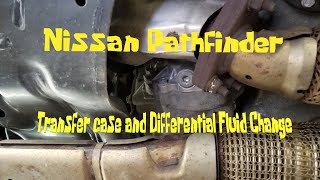 Pathfinder Transfer case and Differential Fluid Change [upl. by Piggy]