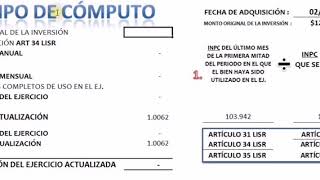 Deducción de Inversiones Activo Fijo [upl. by Louisa]