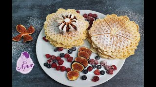 Das Beste Waffel Rezept aller Zeiten I Grundrezept für leckere Waffeln [upl. by Muhcan]