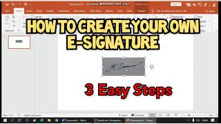 HOW TO CREATE ESIGNATURE  PAANO GUMAWA NG ESIGNATURE [upl. by Nitsraek]