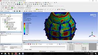 Tutorial Explicit Dynamics in Ansys 18  Explosion grenade Part 1 [upl. by Olatha]