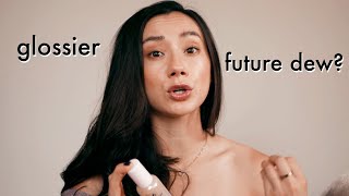 Glossier Future Dew serum primer first thoughts [upl. by Gamaliel]