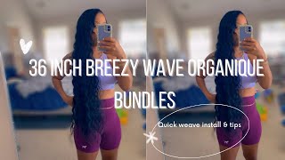 HAIR  36 inch Organique Quick Weave [upl. by Sion942]