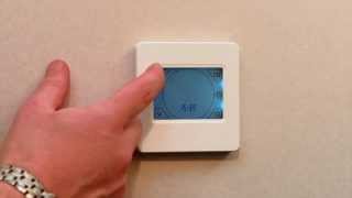 How to program underfloor heating thermostat [upl. by Draneb842]