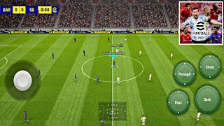 EFOOTBALL 2022 MOBILE  FIRST GAMEPLAY [upl. by Feetal]