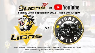 Nottingham Lions v Widnes Wild LIVE [upl. by Enneite]