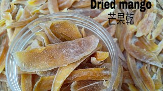 How to make dried mangoRaw mango sugar mingskithen6887 [upl. by Annirac946]