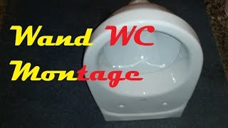 Wand WC Montieren bzw Einbauen  DIY [upl. by Sayers591]