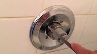 Remove a stuck bonnet nut on Delta 1314 shower  easiest method No special tools required [upl. by Acinaj30]