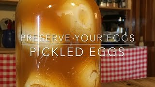 THE BEST PICKLED EGGS RECIPE  EASY EGG PRESERVATION METHOD [upl. by Gwen]