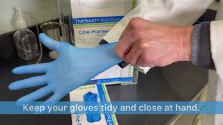 ColeParmer® Essentials ThinTouch™ Nitrile Gloves [upl. by Auqinat]