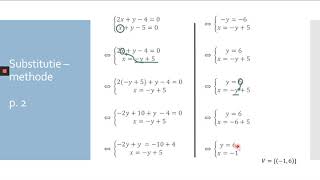 Stelsels oplossen substitutiemethode [upl. by Nostets]