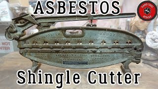 Asbestos Shingle Cutter Restoration [upl. by Atteuqehs]