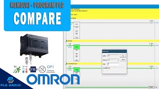 Tutorial PLC Omron Instruction  COMPARE [upl. by Siward743]