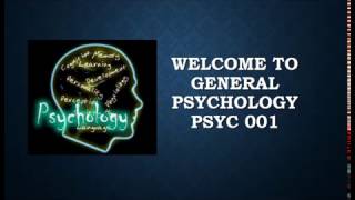 Welcome to General Psychology [upl. by Mota]