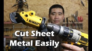 Dewalt Sheet Metal Cutter Review  DWASHRIR [upl. by Euqinot]