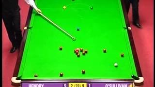 2004 World Snooker Championship SF Ronnie OSullivan vs Stephen Hendry Session 2 BBC [upl. by Mahsih]