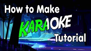 How to Make Karaoke Videos  Vegas Pro Tutorial [upl. by Lunna846]