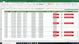 Control de prestamos y cobros por cuotas EXCEL 2019 [upl. by Lonnie]