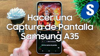 Como Hacer una Captura de Pantalla en un Samsung A35  Samsungizate [upl. by Anikes]