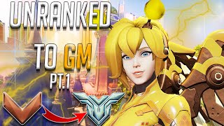 Educational Unranked to GM MERCY Part 1  Overwatch 2 [upl. by Anyer]